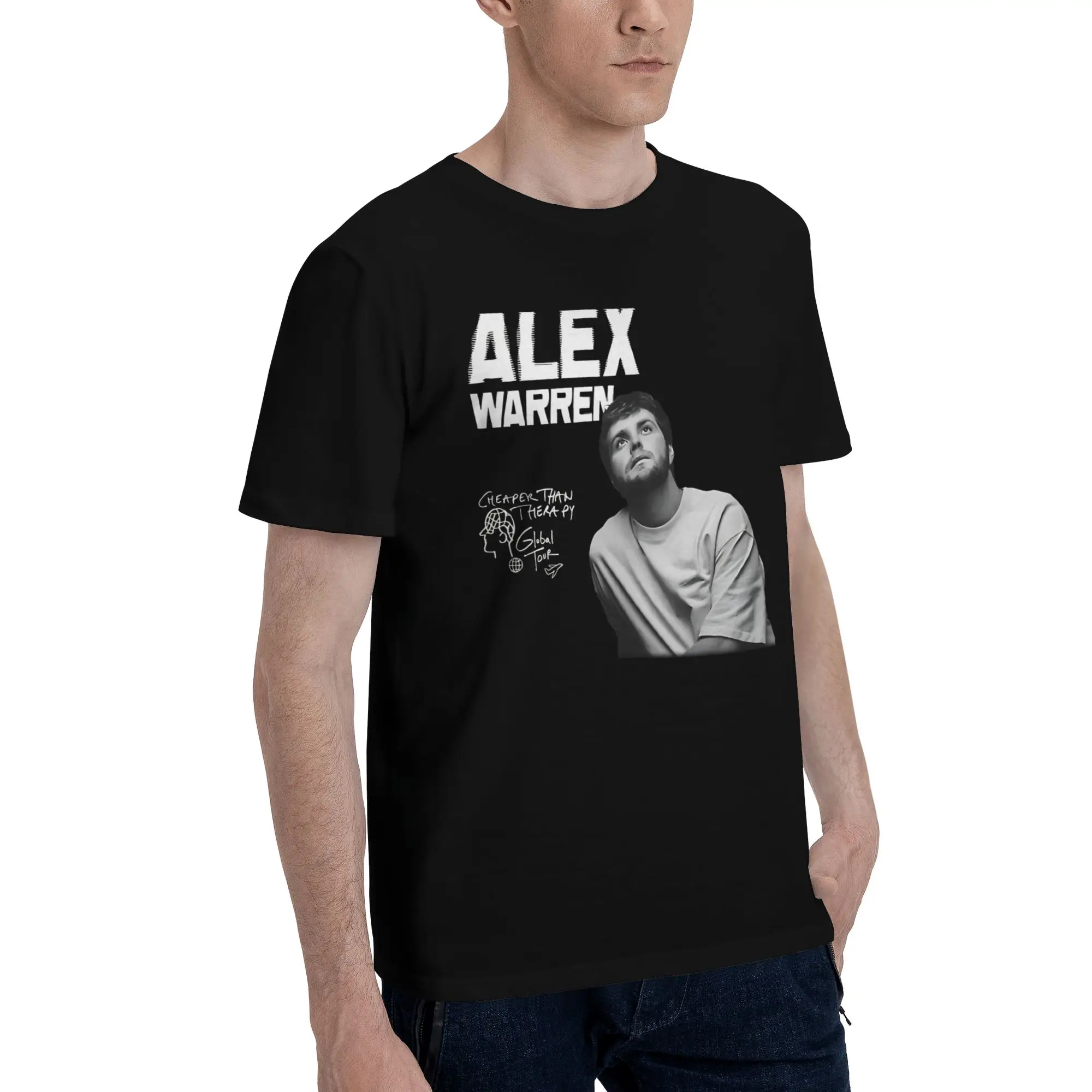 Graphic Printed Alex Warren Little Orphan Live Tour 2026 T Shirt for Men Women  Cotton T-shirts Short Sleeve Clothes