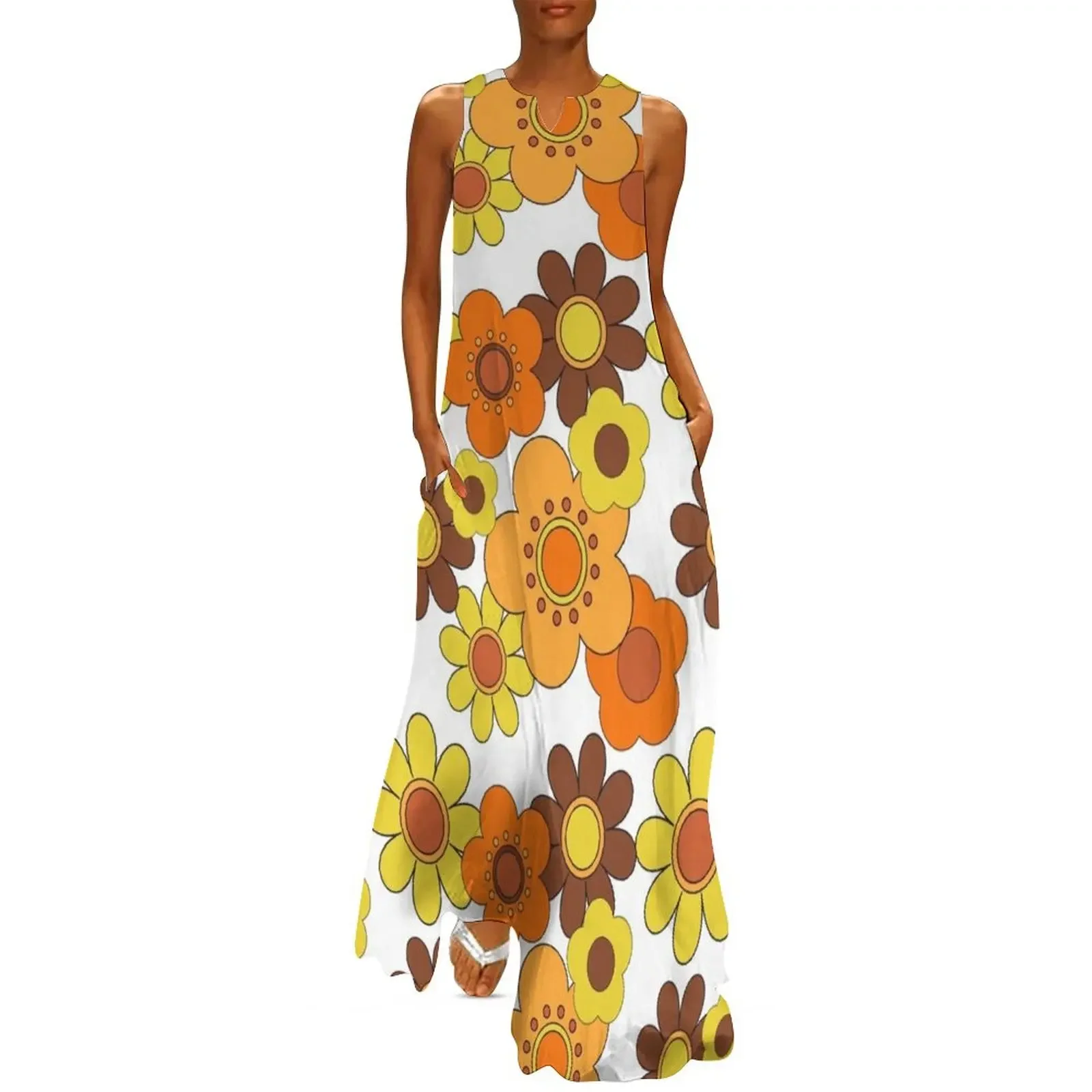 

Retro fun Long Dress Dress woman Women's summer dresses prom dresses 2025 Dress
