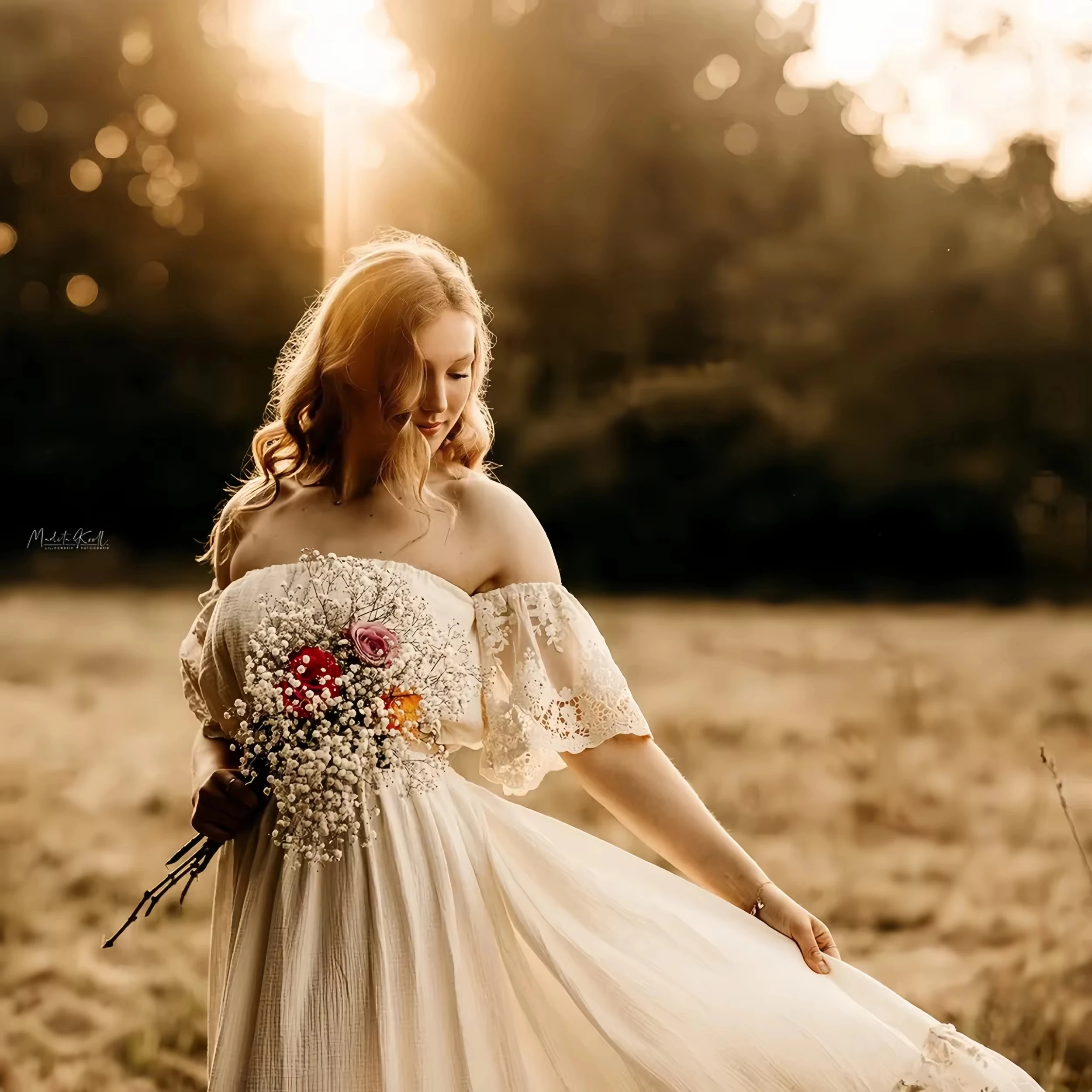 Boho-Spitzen-Umstandskleid, Fotoshooting, schulterfrei, für Schwangerschaft, Fotografie, Babyparty, schwangere Frauen, zweiteiliges Set
