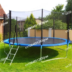 Trampoliny dziecięce dla dorosłych z obudowami wokół 5 stóp 6 stóp 8 stóp 10 stóp 12 stóp 14 stóp 16 stóp trampolina na zewnątrz z siatka asekuracyjna