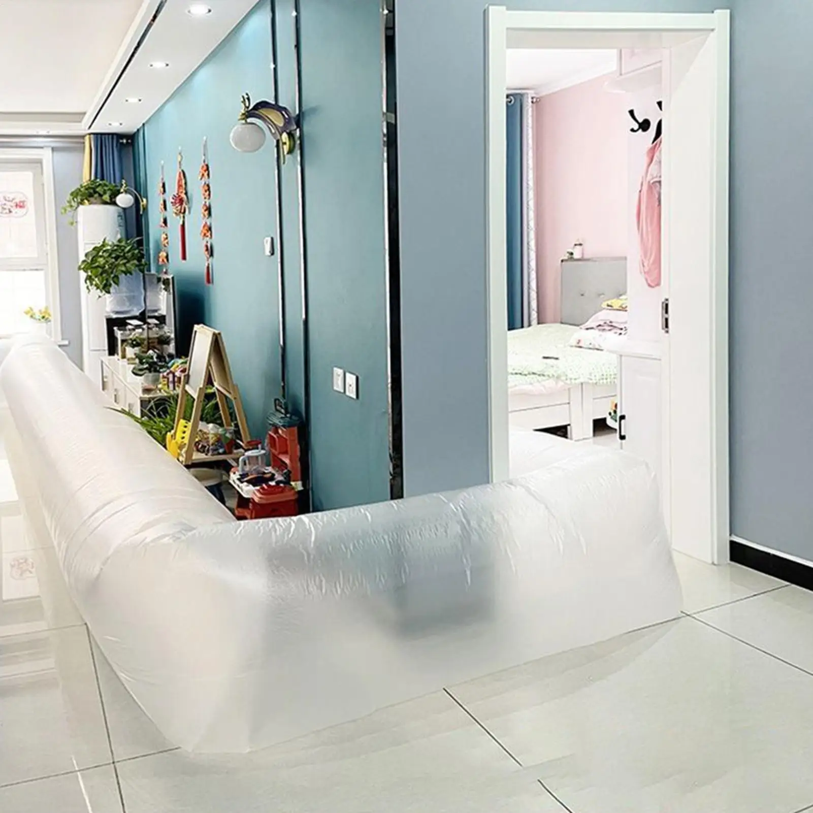 16M Air Conditioning Extended Bag Flexible Air Conditioner Blowing Guide Duct Bag Summer Cool Transfer Conveyor Air Pipe
