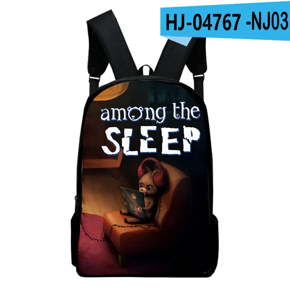 Harajuku Youthful Among the Sleep Student School Bags Notebook Backpacks 3D Printed Oxford Waterproof Boys/Girls Travel Bags