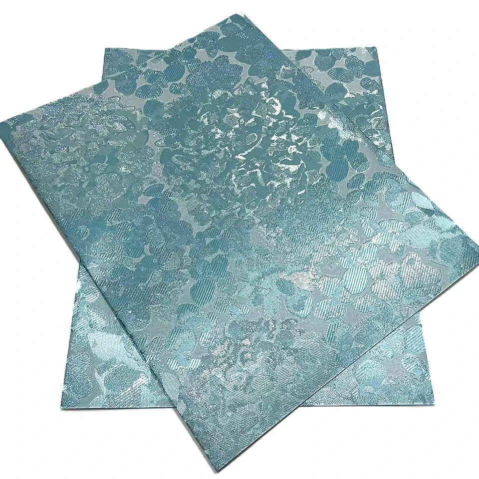 

Premium Damask Gele & Ipele (2pc set),Luxury African Headtie Gele & Ipele For Wedding Party TXH-14-10