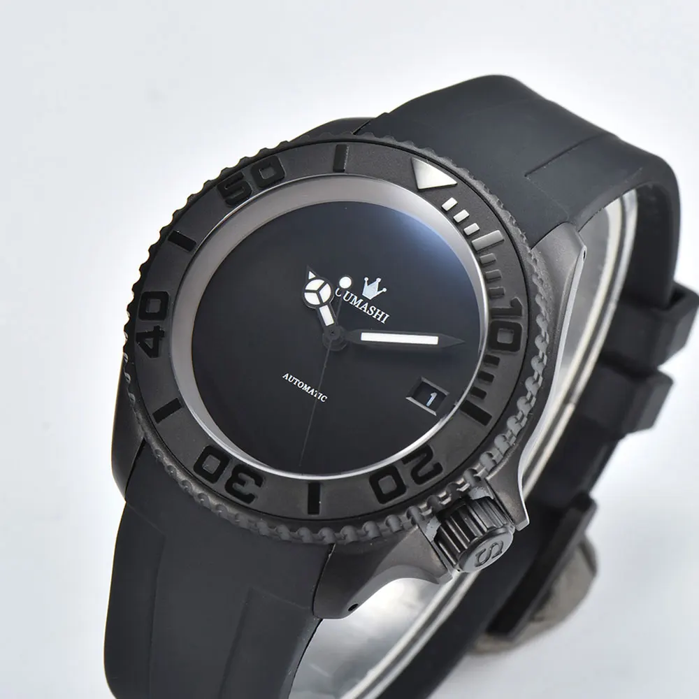 Luxury men's watch NH36 movement automatic mechanical watch 007 double date watch sapphire glass men's custom watch