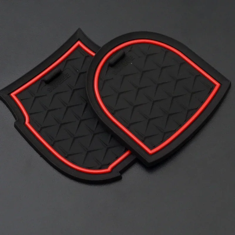 Anti-Slip Gate Slot Mat Rubber Cup Mats for Subaru XV 2018 2019 2020 Crosstrek WRX STI Non-Silp Accessories Stickers Car Styling