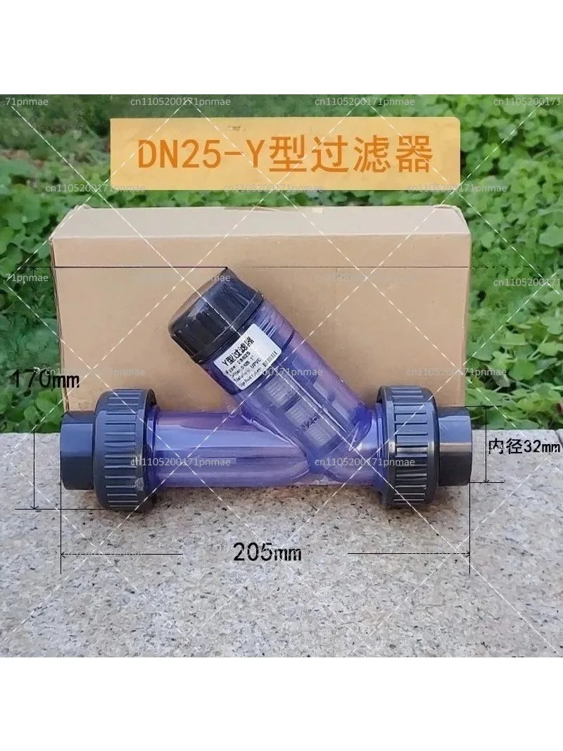 Transparent Y-Type Filter DN15-DN40 for Liquid Water Filtration Systems