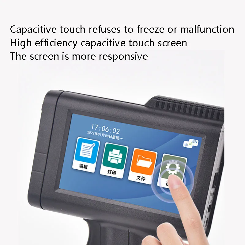 Impresora de inyección de tinta manual M10, máquina de codificación pequeña, máquina de impresión de número de lote de fecha, máquina de marcado de inyección de tinta completamente automática