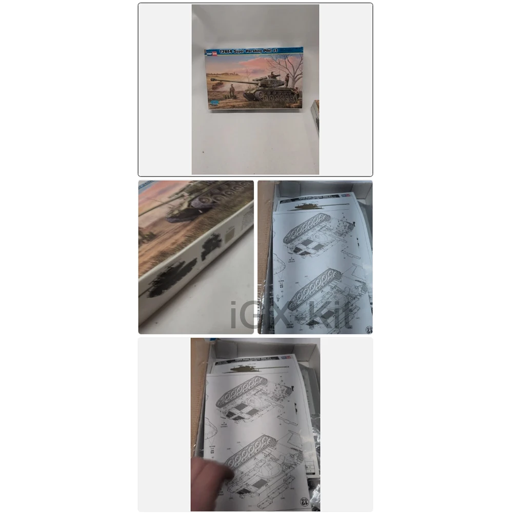 

Hobbyboss 82426 1:35 Scale US T26 T26E4 Super Pershing Pilot #1 Heavy Tank Plastic Model Assembly Kit