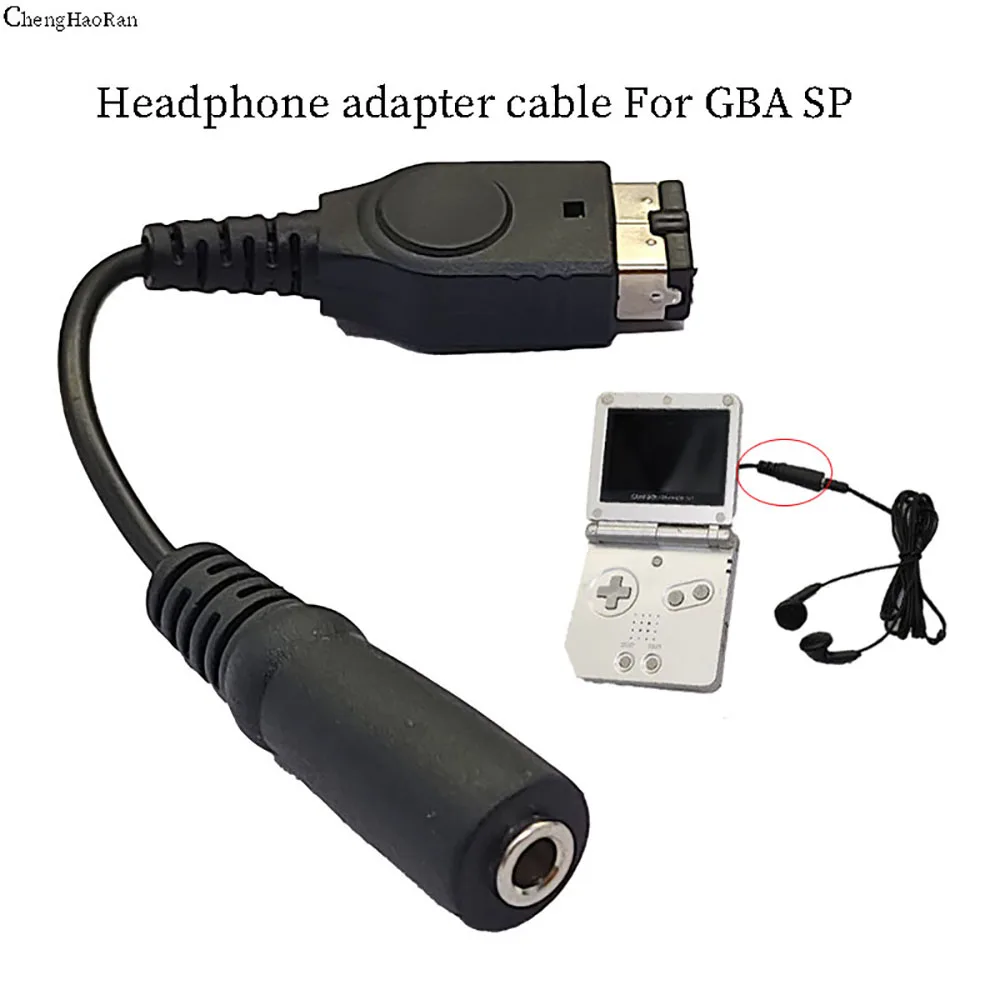 1 piece For NEW 3.5mm Headphone earphone Jack Adapter Cord Cable for Gameboy Advance GBA SP  ﻿