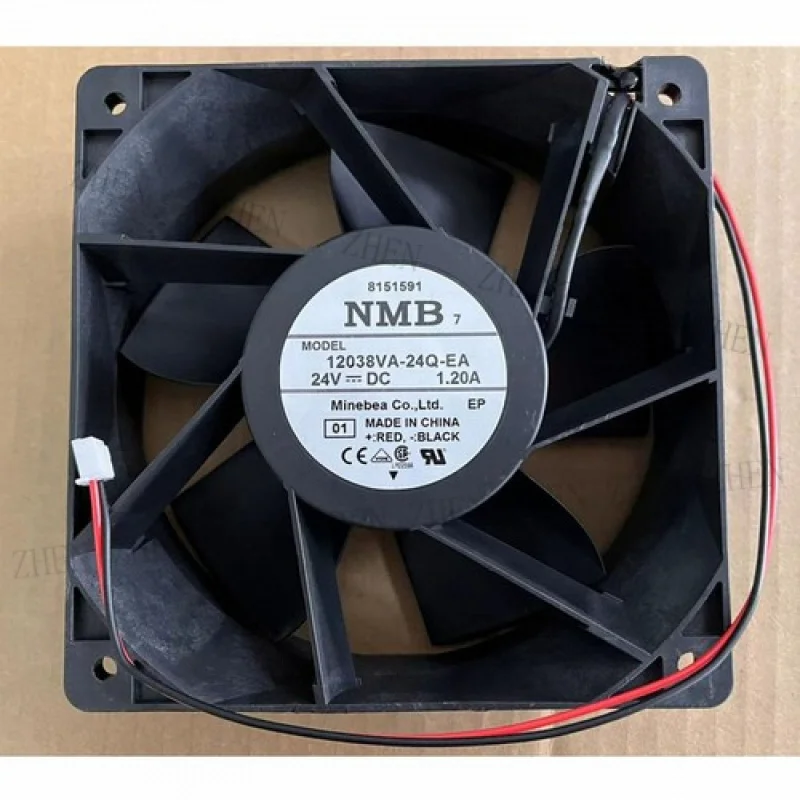 

Y 1 шт. новый для NMB 12038VA-24Q-EA 24 В 1,20 А 2-проводной вентилятор охлаждения # QW.