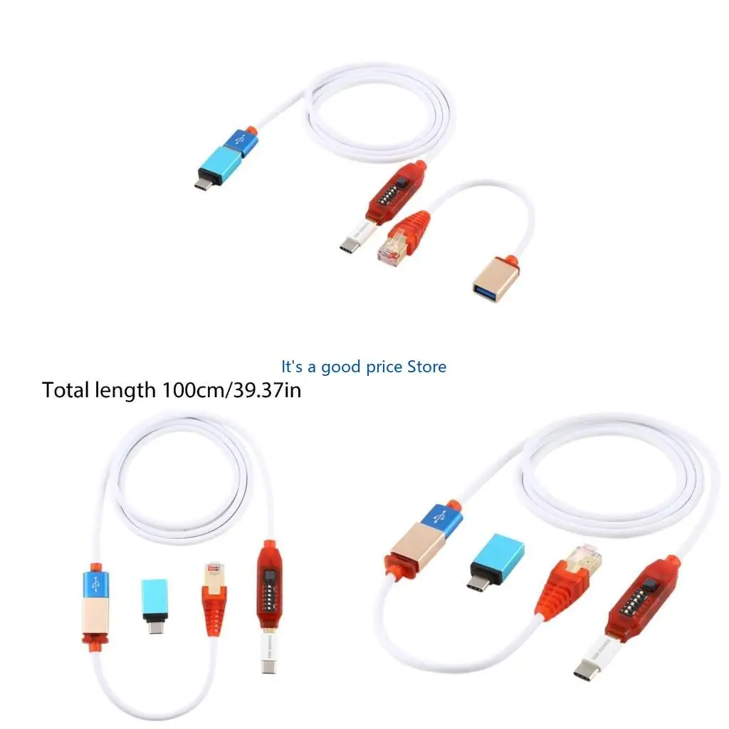 

Boot Cable RJ45 All in Multifunction Cable for EDL 9008 Modes Support Fast Charging for MTK Dongle