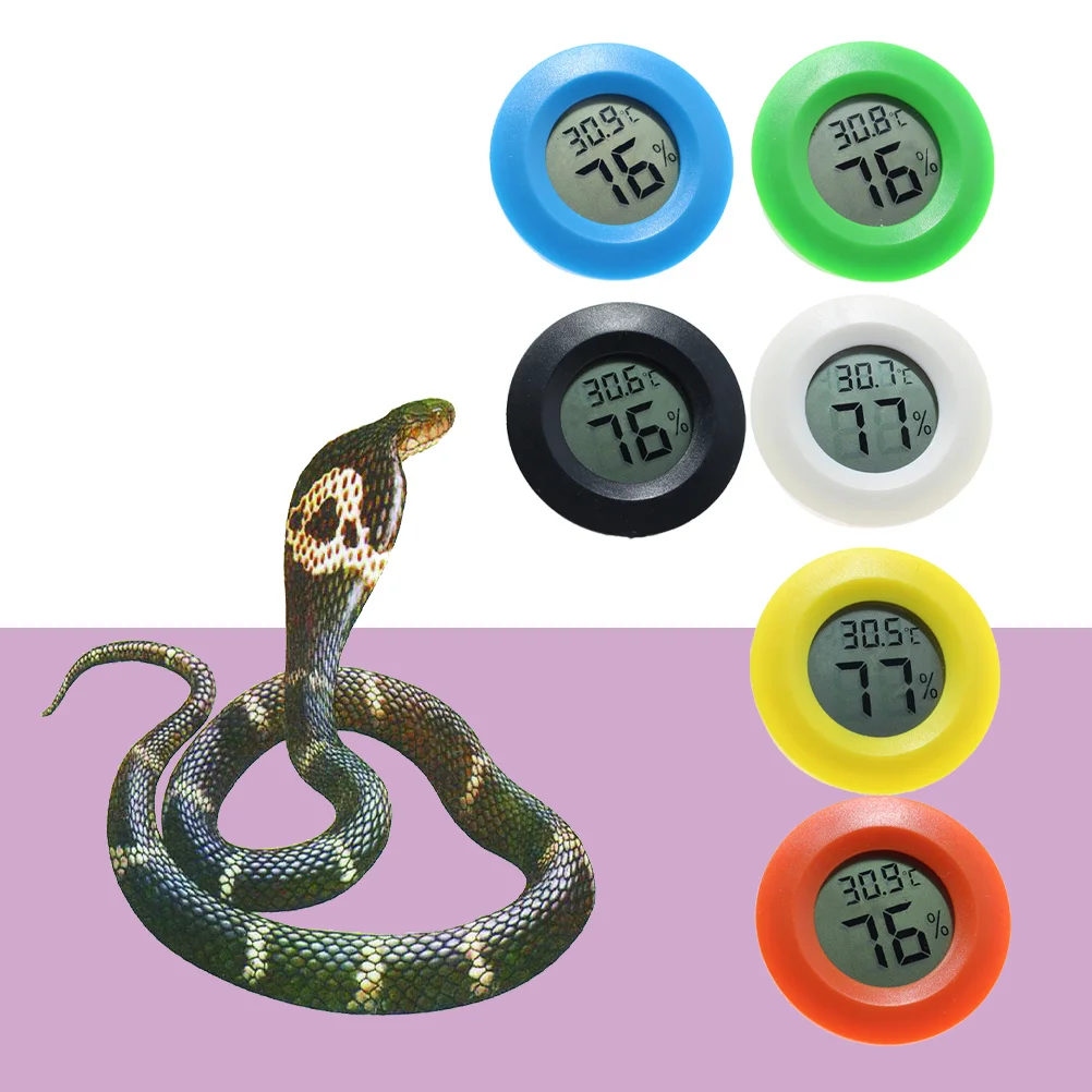 

Digital Temperature Humidity Meter Electronic Thermometer Hygrometer For Home Office Warehouse Indoor Use Blue Round