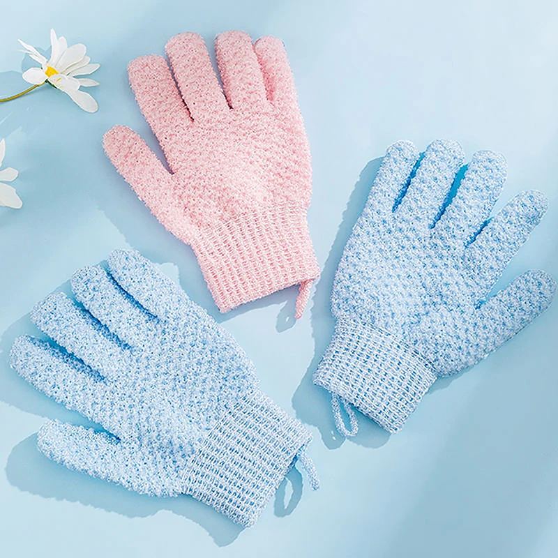 Gants de bain élastiques à cinq doigts pour enfants, serviette de douche domestique, gIslande, lavage du corps, fournitures pour la maison, essuyer le dos, livres de bain