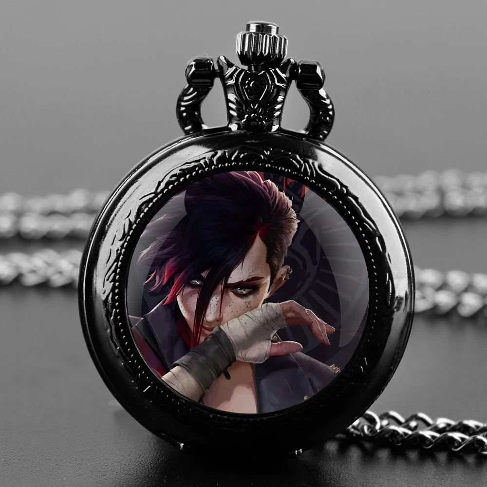 

Arcane Vi Classic Vintage Glass Dome Pocket Watch with Chain Necklace Vintage Quartz Pendant Watches Clock Chain Mens Women