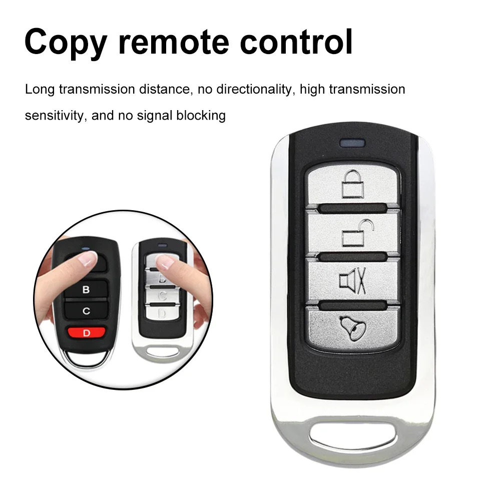 315MHz/433MHz Copy Remote Control Automatic Garage Door Duplicator Key RF Chip Clone Remote for Electric Gates Motor Controls