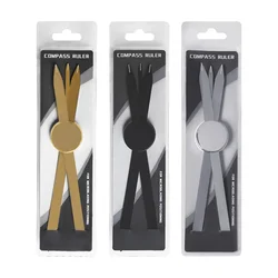 1pcs Gold/Black/Silver Microblading Balance Positioning Tattoo Ruler Makeup Eyebrow Design Golden Ratio Ruler Measurement Tool