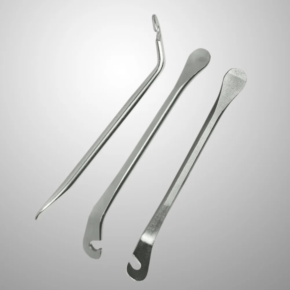 3 قطع من أداة رافعة الدراجة ذات الحافة الناعمة للإطارات المعدنية القوية خفيفة الوزن وصغيرة الحجم لسهولة الحمل مثالية لركوب الدراجات في الهواء الطلق