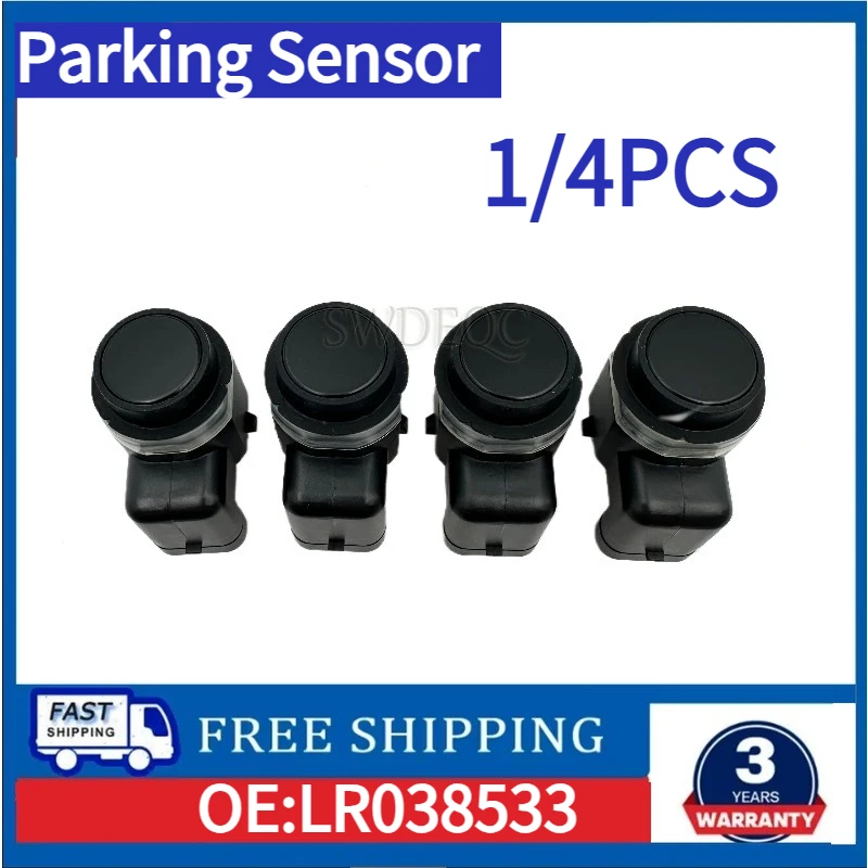 1/4 PCS LR038533 Parking Sensor For Land Rover Discovery 4 2010-2016 Range Rover Evoque 2012-2018 Reverse Radar