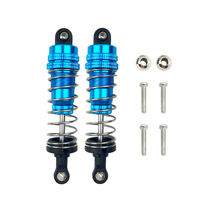 2 Buah Peredam Kejut Depan  Belakang Logam Aluminium untuk 1/14  Wltoys  144001 1316 Mobil RC Crawler Kursus Singkat Truk upgrad