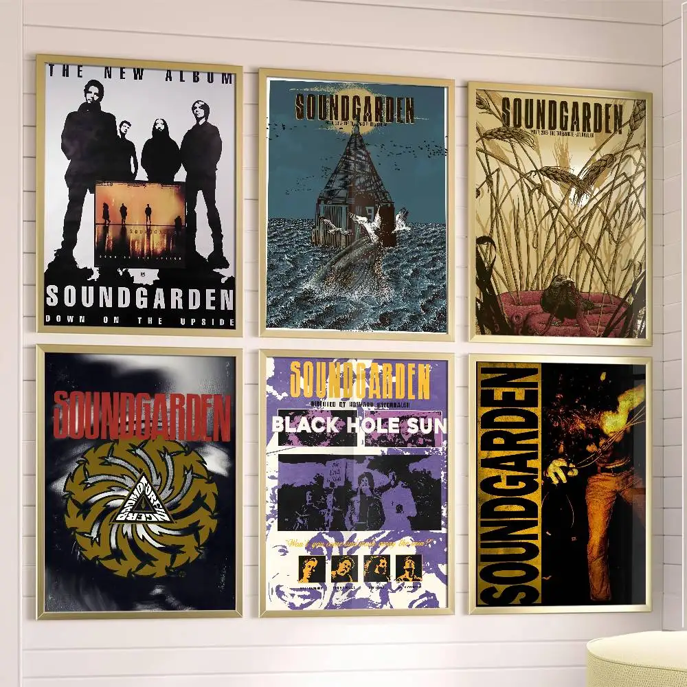 

Band S-Soundgarden Poster Posters,waterproof Paper Stickers,coffee Shops,bar Living Rooms