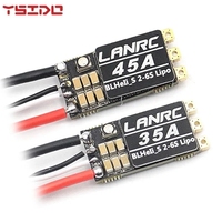 LANRC 35A/45A ESC BLHeli_S DShot600 2-6S - Brushless Speed Controller with LED for FPV Racing Drone DIY Accessories