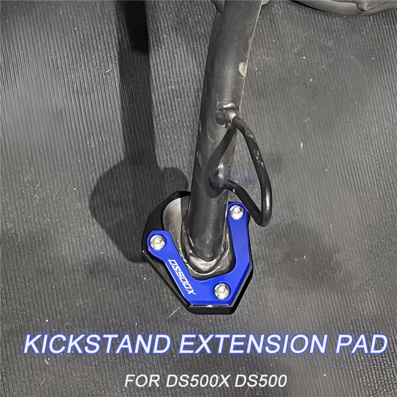 Motorcycle Kickstand Side Stand Extension Pad Support Plate Fit For DS500X DS500 2024‑2026 Modification Parts