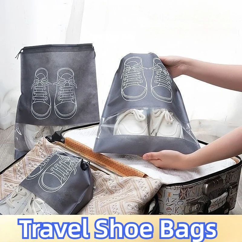 Bolsas de Viagem para Calçados, Bolsas Portáteis para Tênis, Bolsas Impermeáveis para Calçados, Organizadores de Calçados à Prova de Poeira para Armazenamento em Viagens