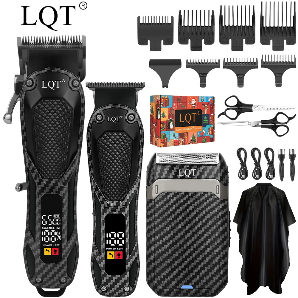 

3 шт./2 шт. Набор мужских машинки для стрижки волос: беспроводной триммер для бороды и секущихся кончиков, зарядка через USB, профессиональное и домашнее использование, идеальный подарок для мужчин.