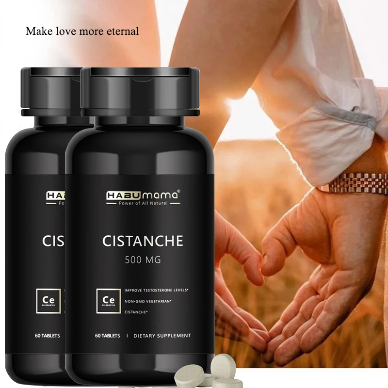 HABUMAMA 100% Cistanche Deserticola Supplements Natural Organic Erection Pill Improve Performance and Libido Increase Size