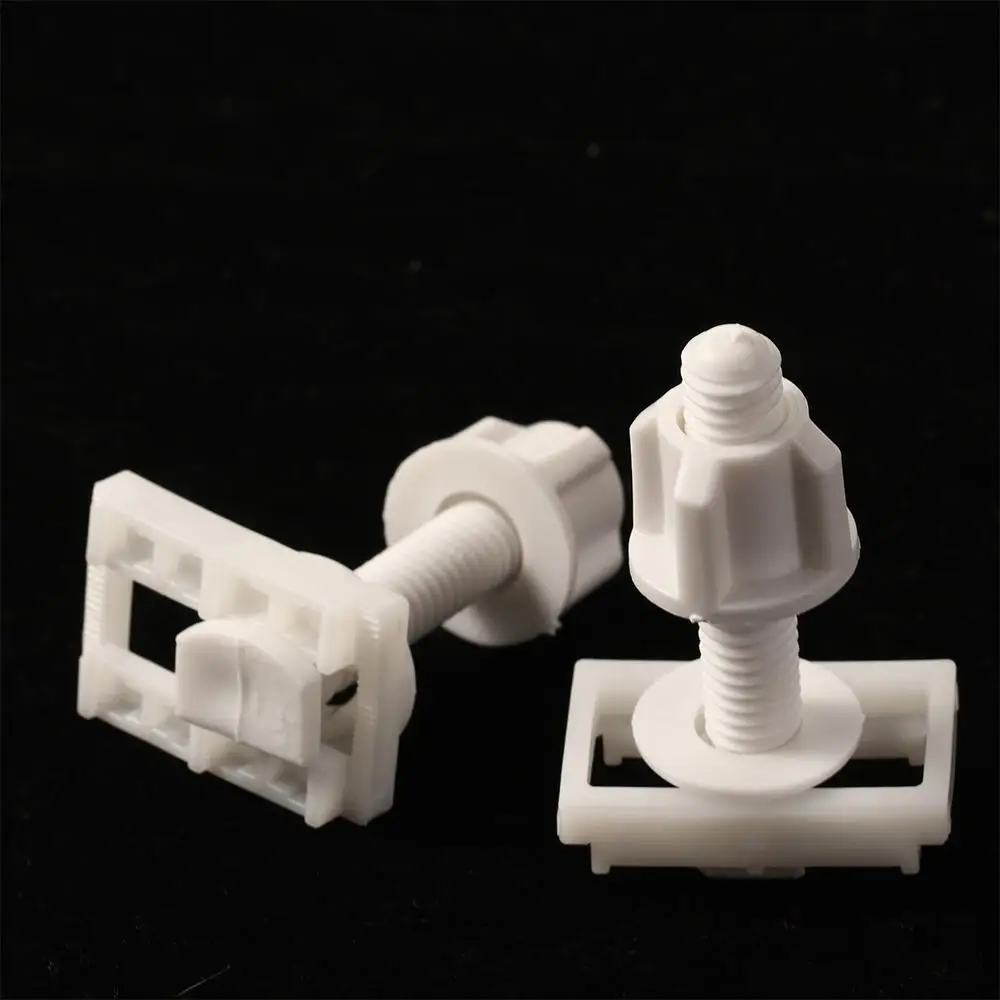 Replacement Parts with Mounting Screws Rubber Washers Seats Fitting Fasteners Kits Toilet Seat Hinges Screws and Nuts