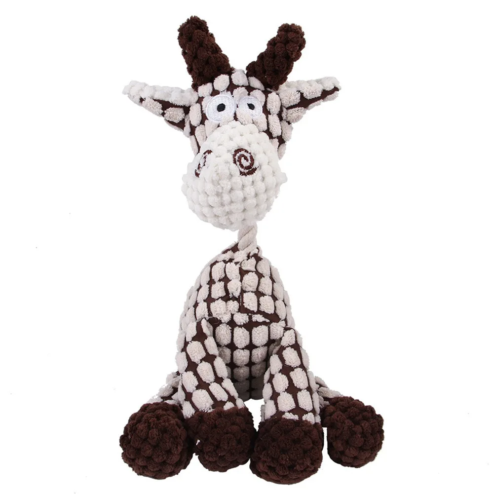 1/3pcs Pet Teething Plush Companion Toys Soft Donkey Pet Cat Dog Toys Squeeze Push Sound Toy 3