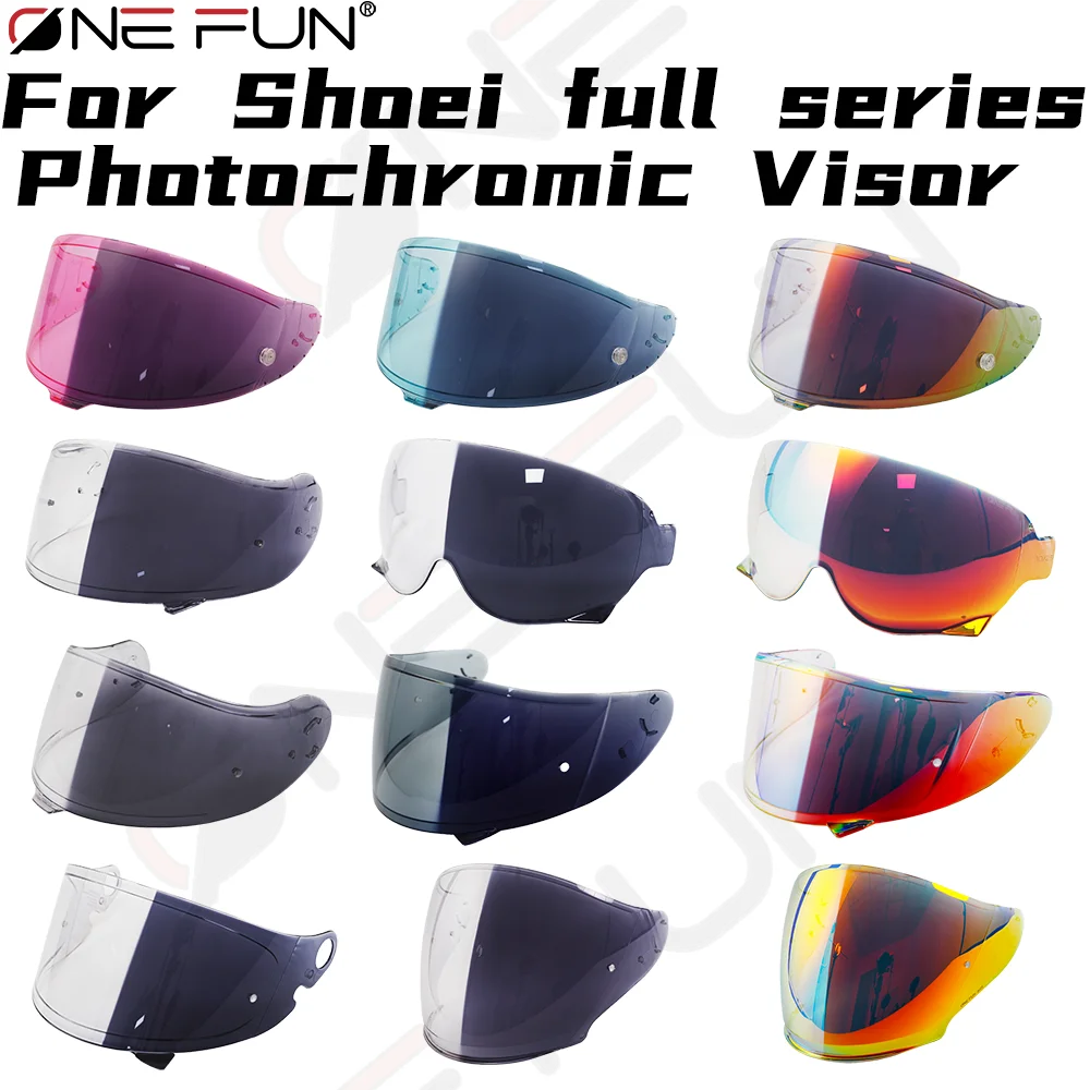 

Фотохромный визор для шлемов SHOEI X SPR RF1400/1200 GT, J-CRUISE ADV, CWR-F, NEOTEC/NXR/CJ/CNS-1/2/3/C, Glamster CPB-1V JO