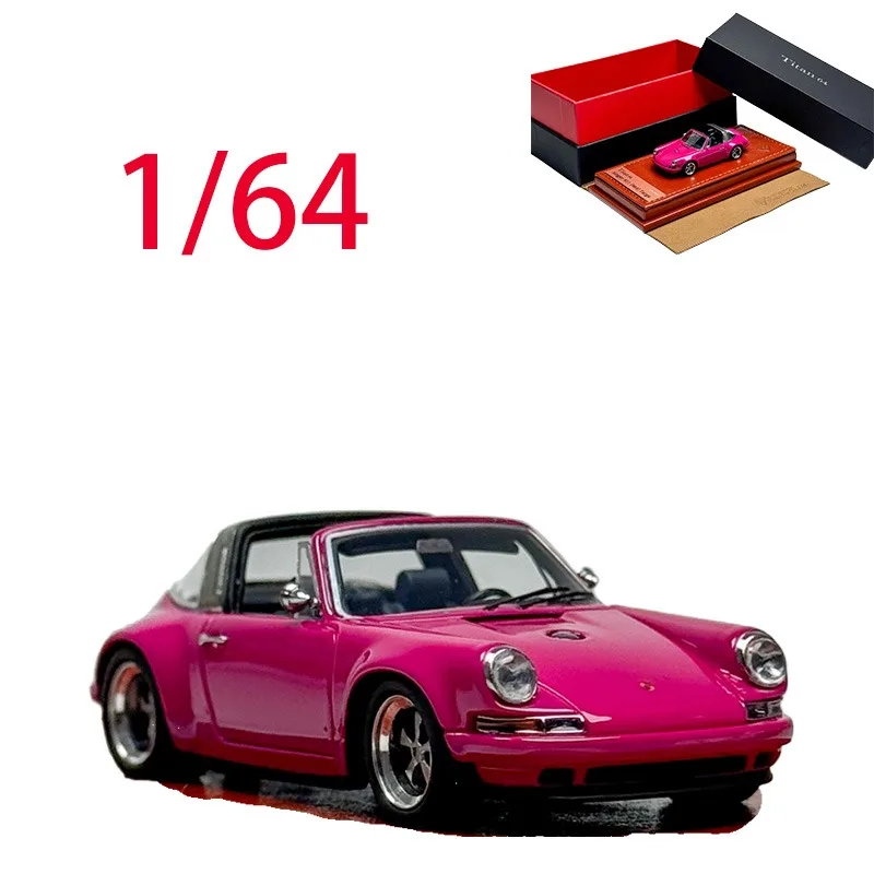 

MU Diecast 1/64 Scale Porsche Resin Car Model Porsche Singer 911 964 Targa Play Vehicles Toys for Boys Original Box