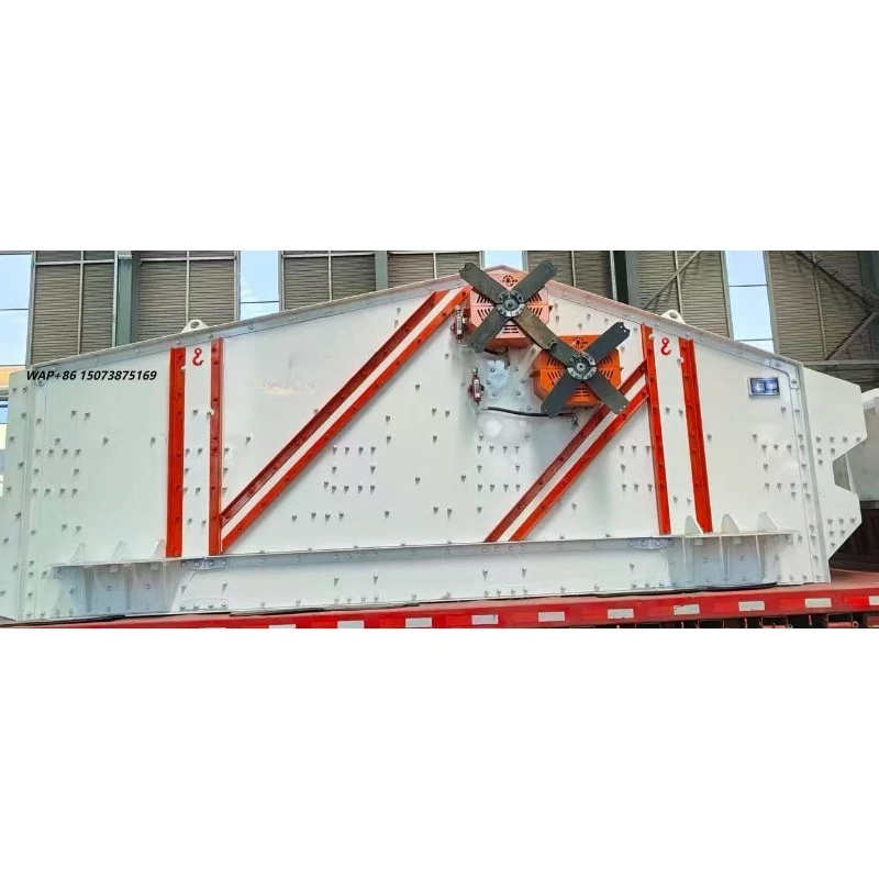 Double-layer high-frequency clean coal vibrating screen cleaning plant clean coal dehydration and classification equipment