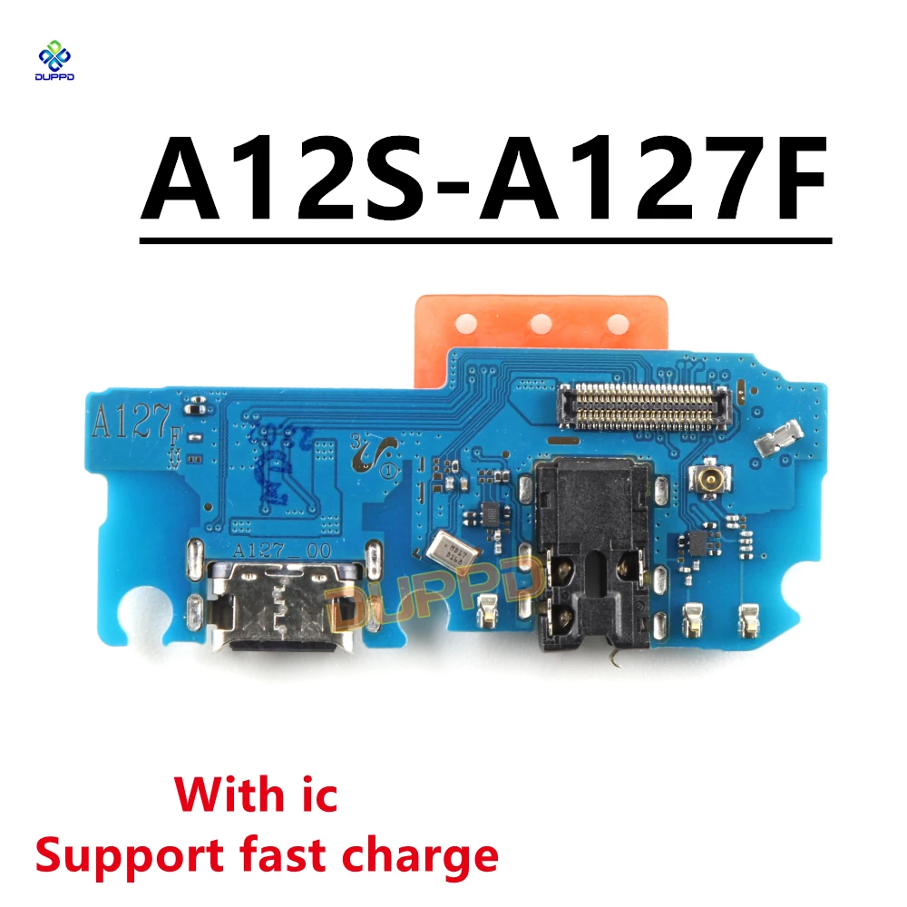 Charging Flex For Samsung Galaxy A12S  SM-A127 A127F A12 SM-A125F USB Charge Port Jack Dock Connector Charging Board Flex Cable