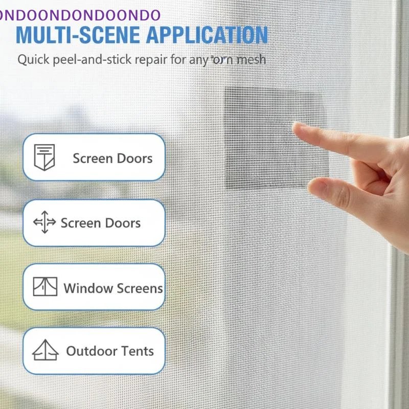 Strong Adhesive Window Screen Repair Tape 2 Meters Per Roll Fixes Mesh Holes Blocks Mosquito Entry