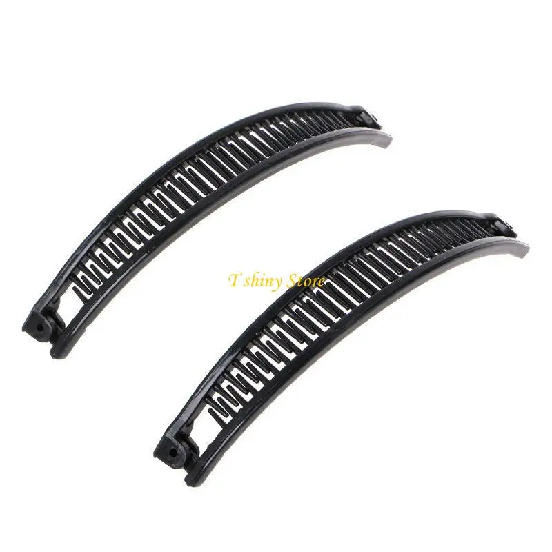 

N58F 2 Pcs Hair Claw Clips Banana Hairpin Banana Barrettes Hairpins Hair Accessories