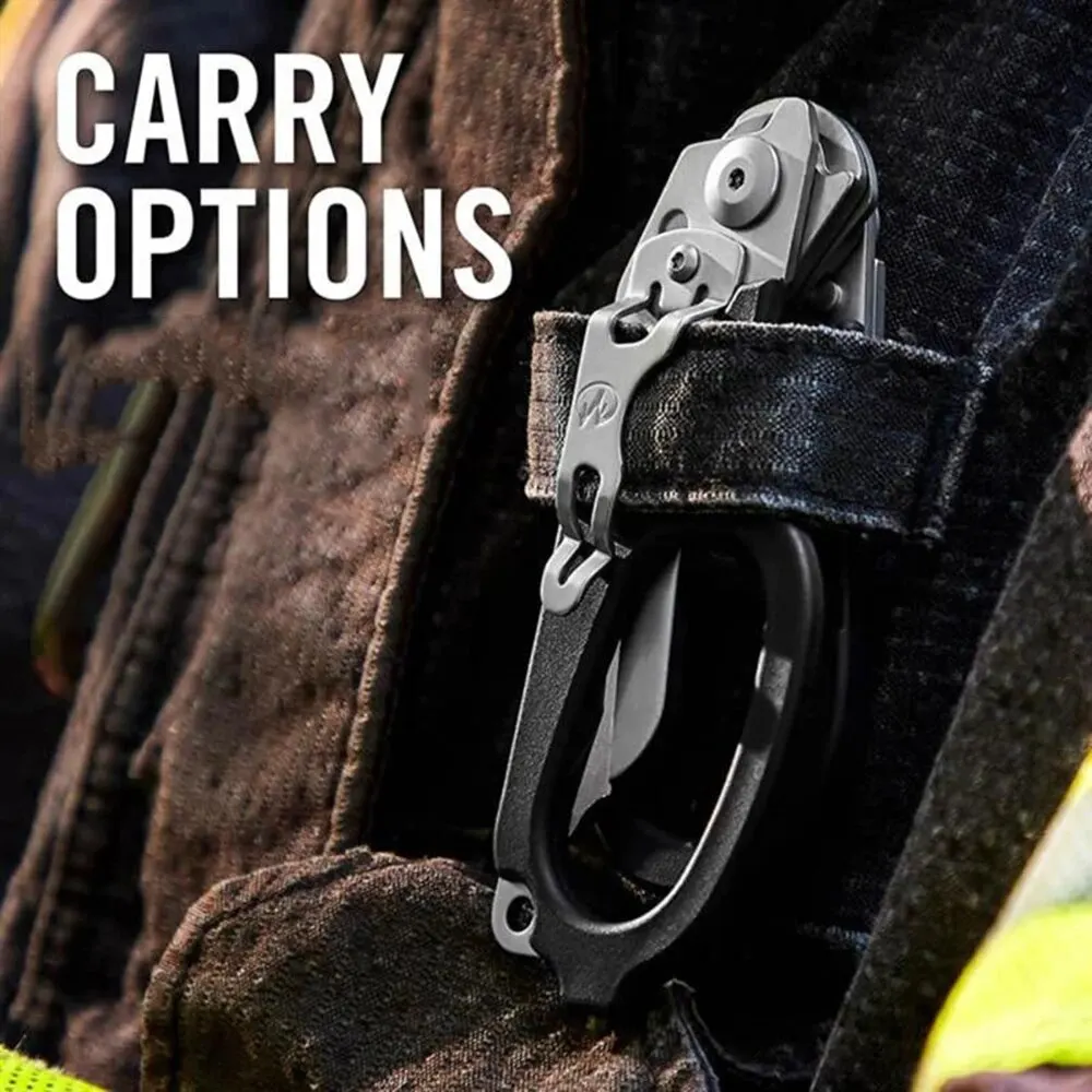 Raptor Notfallschere, multifunktionale Schere mit Gurtschneider und Glasbrecher mit kompatiblem Holster – Detail 6