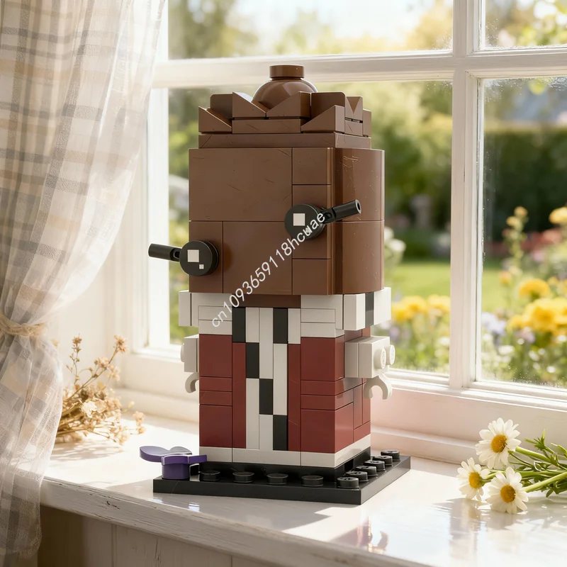 133 個 MOC クイニー ブリックヘッド アメージング デジタル ブリックヘッドズ モデル ビルディング ブロック 建設 クリスマス ギフト おもちゃ 子供