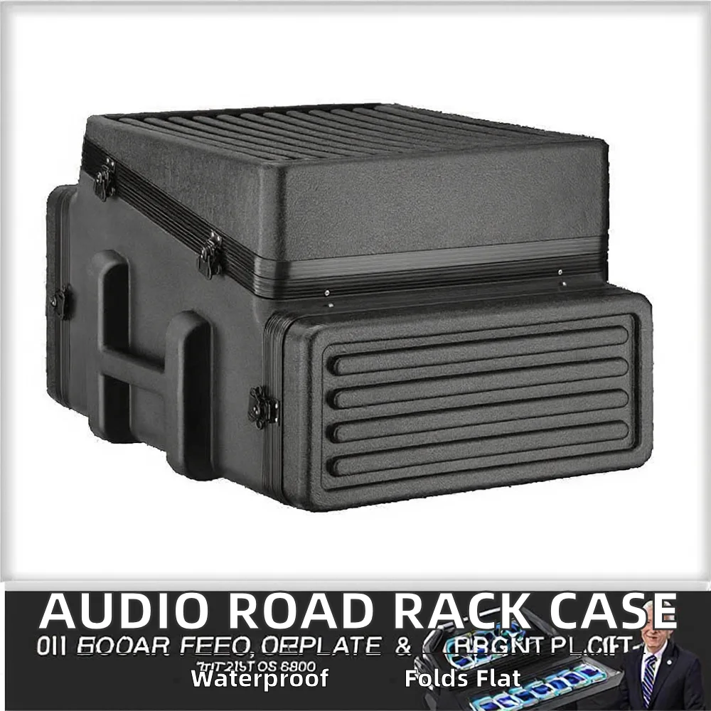 Customizable MG16 Cable Trunk Flight Case Plastic Road Rack Case with OEM & ODM Support Tour Case