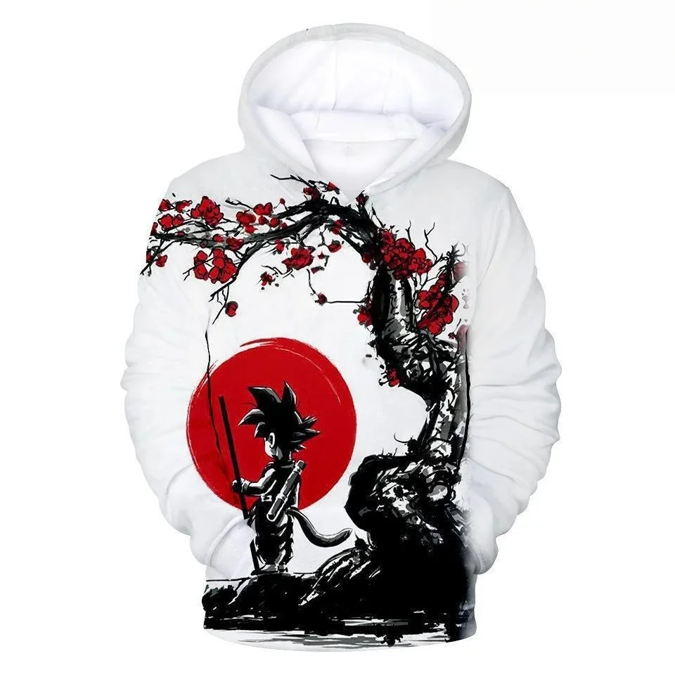 2026 /27 New Autumn/Winter Dragon Ball Retro Cotton Warm Hoodie Parent Child 3D Printed Sports Shirt Unisex Casual Hoodie