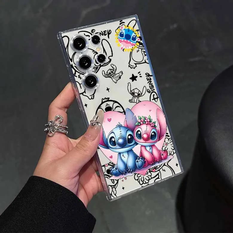 Disney Stitch Angel Cute для OPPO A98 A97 A92S A9 92 78 77 76 72 60 57 55 54S 53 5 31 16 2 Find X5 Reno 8 8T 6 Phone Ca