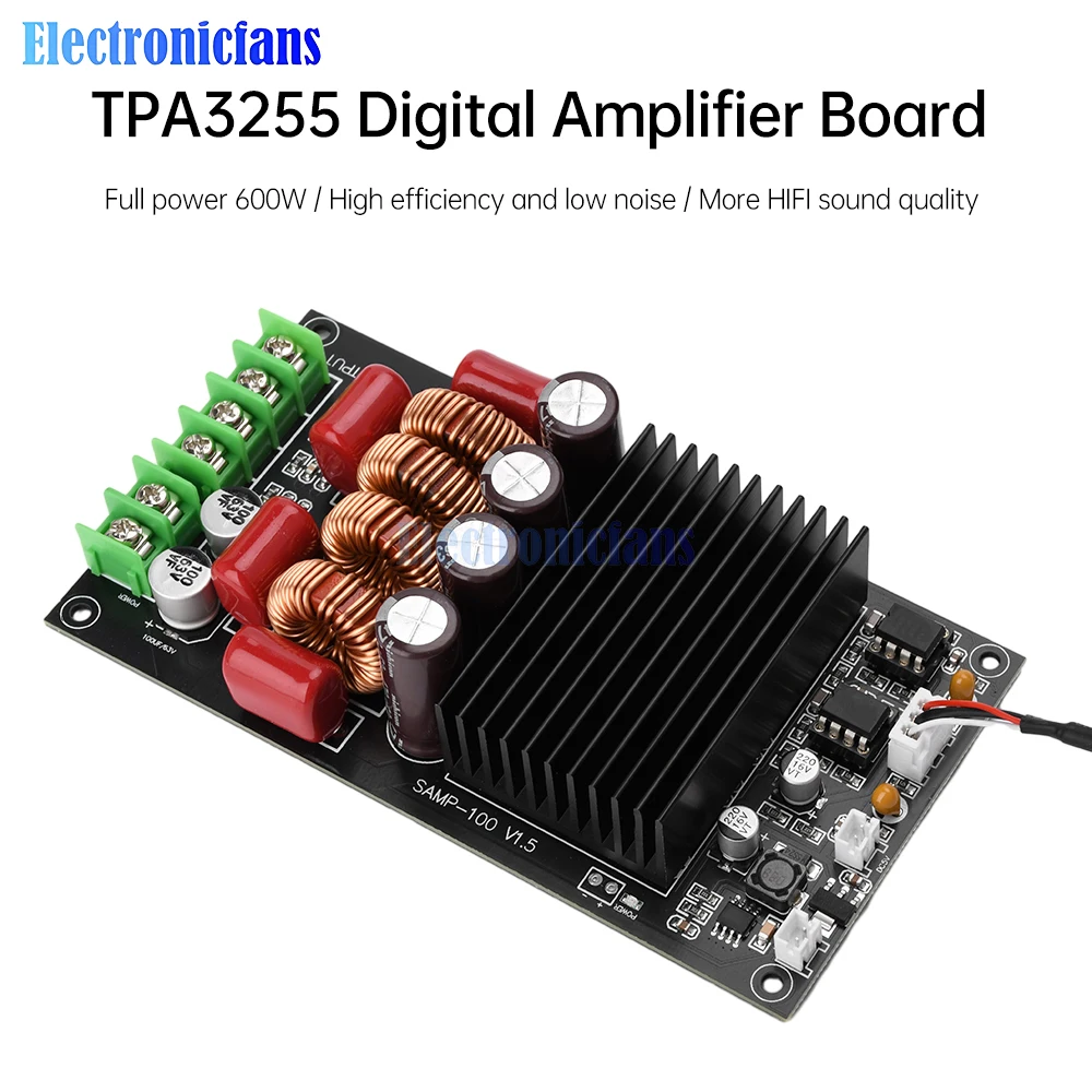 TPA3255 600W Fever Hifi Digital Amplifier Board High-Power Amplifier Dual Channel 2x300W