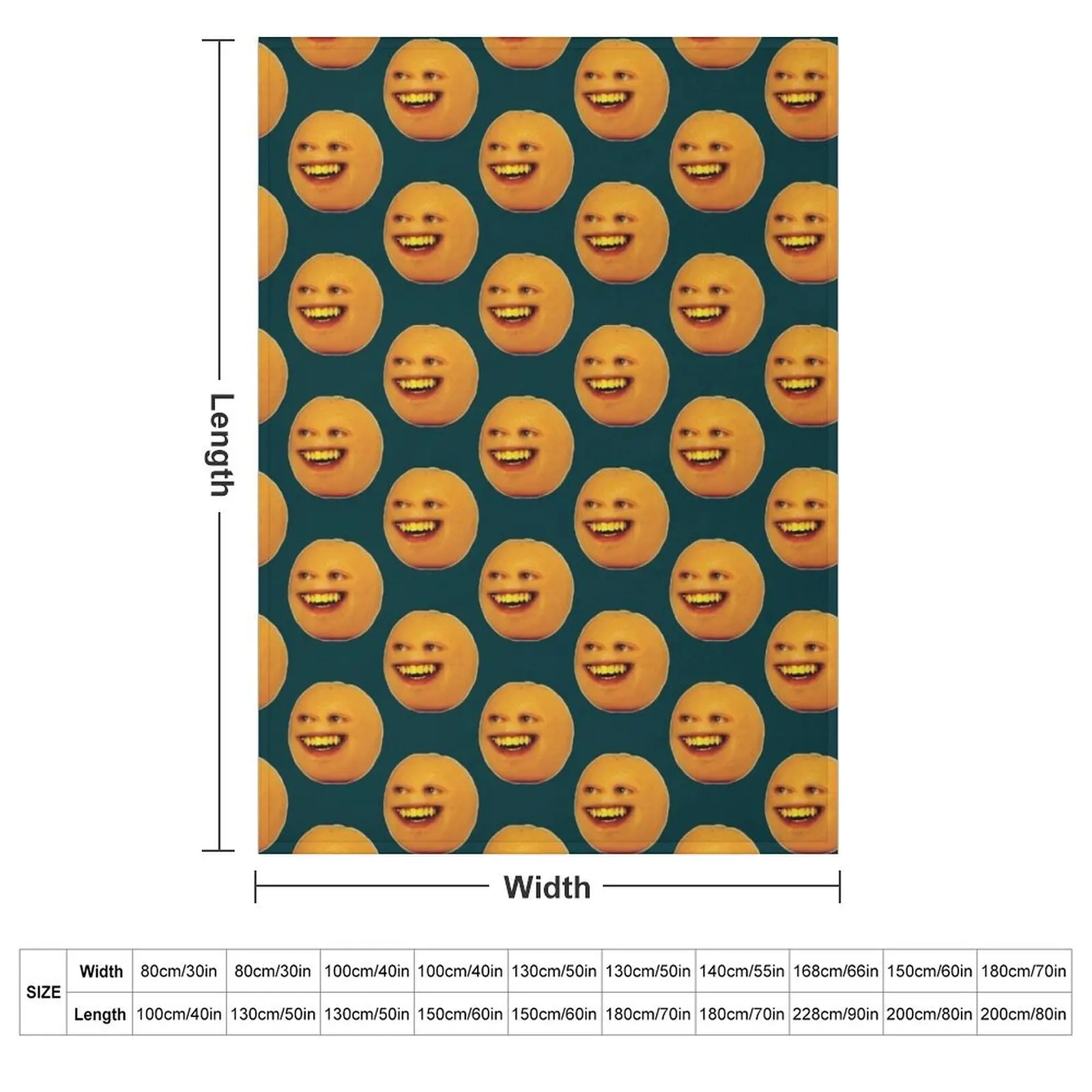 Annoying Orange Throw Blanket Blankets Sofas Of Decoration Giant Sofa Flannel Heavy Soft Big Plush Blankets