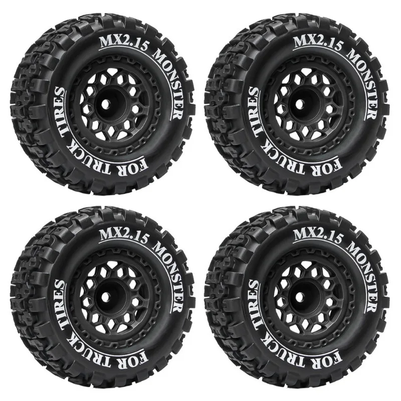 

Mx2.15 Inch 100*52mm Wheel Tires for 1/16 Scale Trxs Mini Maxx Xrt E-revo RLAARLO MJX HSP Losi 1/18 Mini LM Off-Road Racing