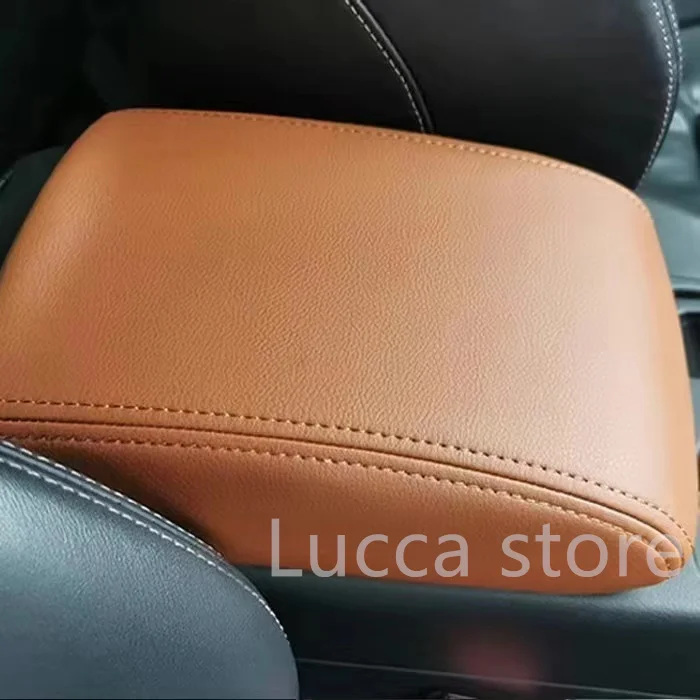 Suede warp For Cadillac CT4 CT5 6 ATS SRX Accessories Leather Central Armrest Box Protection Sleeve Decoration box modification