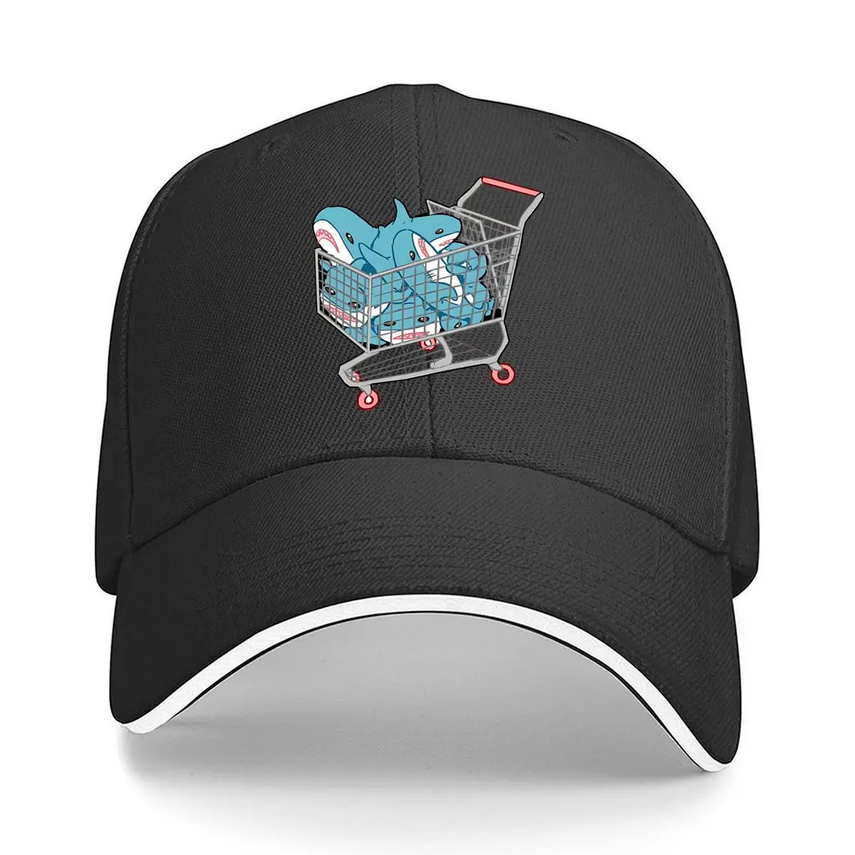 

Cart - Playful, Pet, Shark - Themed Design Sandwich Baseball Cap
