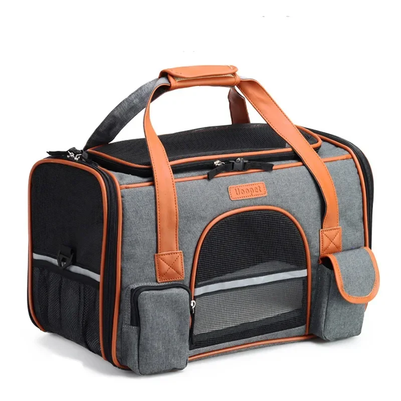 

Pet Carriers Bag Portable Breathable Foldable Bag Cat Dog Carrier Bags Outgoing Outdoor Travel Pets Cats Handbag Safety Zippers