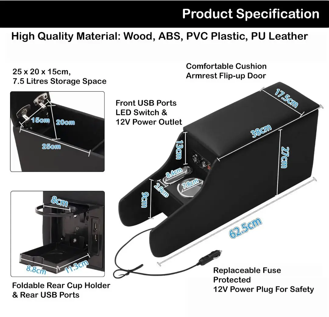 

Factory Hot Selling Auto Spec Hond A Fit GR Series Console Storage Box, Hond A Fit GR February 2020