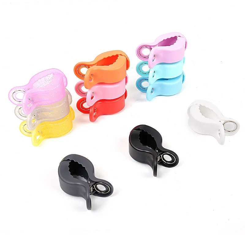 2Pcs/Lot Baby Colorful Car Seat Accessories Plastic Pushchair Toy Clip Pram Stroller Peg Hook Cover Blanket Mosquito Net Clips